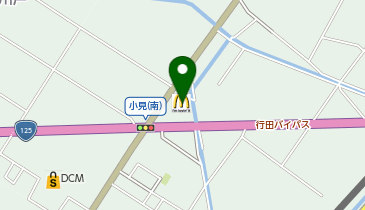 マクドナルド 行田バイパス店の地図画像