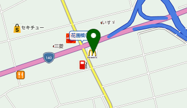 マクドナルド 花園インター店の地図画像