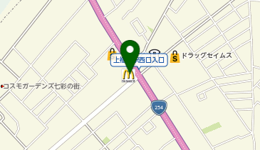 マクドナルド 254亀久保店の地図画像