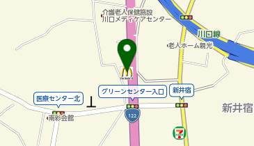マクドナルド 122西新井宿店の地図画像