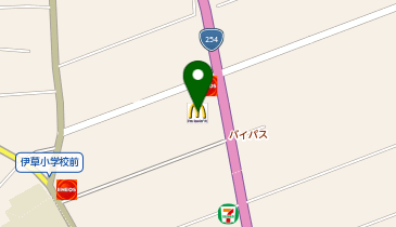 マクドナルド 254川島店の地図画像