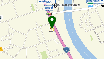 マクドナルド 4号線春日部店の地図画像