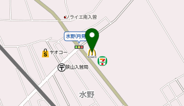 マクドナルド 所沢狭山街道入曽店の地図画像