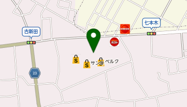 マクドナルド 上里町七本木ベルク店の地図画像