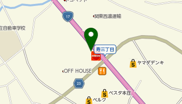 マクドナルド 17号本庄店の地図画像