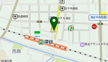 マクドナルド 深谷駅前店の地図画像