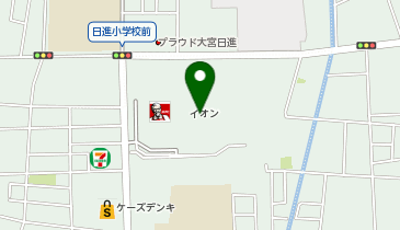 マクドナルド イオン大宮店の地図画像