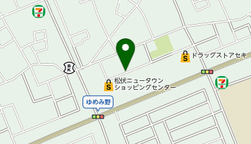 マクドナルド 松伏いなげや店の地図画像