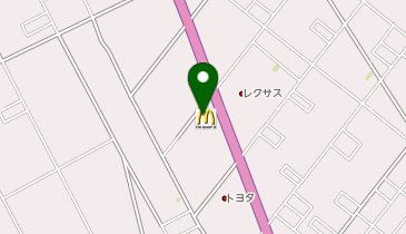 マクドナルド 4号線越谷店の地図画像