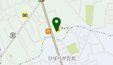 マクドナルド 新座ライフ店の地図画像