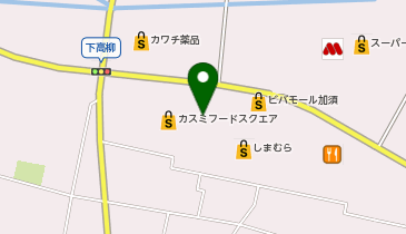 マクドナルド 加須ビバモール店の地図画像
