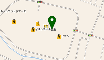 マクドナルド イオンモール羽生店の地図画像
