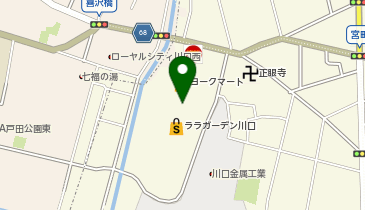 マクドナルド ララガーデン川口店の地図画像