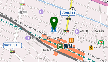 マクドナルド 熊谷駅前店の地図画像