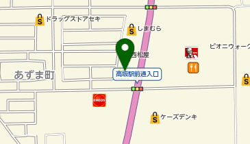 マクドナルド 407高坂店の地図画像