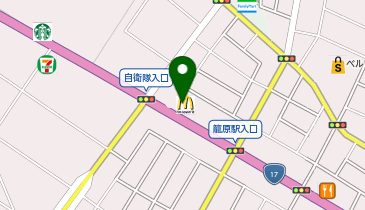 マクドナルド 17号籠原新堀店の地図画像