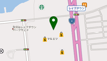マクドナルド イオンレイクタウンkaze店の地図画像