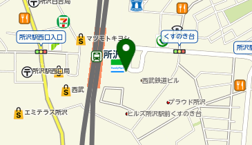 マクドナルド グランエミオ所沢店の地図画像