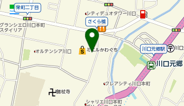 マクドナルド ミエルかわぐち店の地図画像