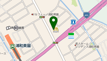 マクドナルド 浦和美園店の地図画像
