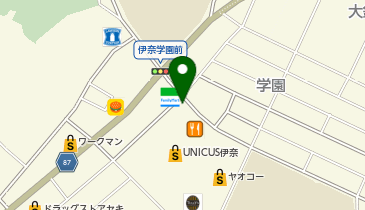 マクドナルド ウニクス伊奈店の地図画像