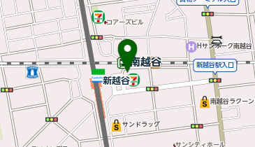 マクドナルド 新越谷駅前店の地図画像