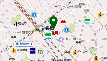 マクドナルド 南浦和東口店の地図画像