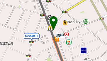 マクドナルド エキア越谷店の地図画像