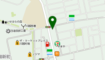 マクドナルド 川越的場店の地図画像