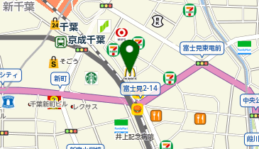 マクドナルド 千葉富士見町店の地図画像