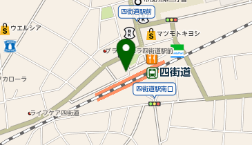 マクドナルド 四街道店の地図画像