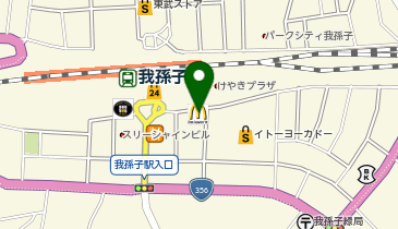 マクドナルド 我孫子駅前店の地図画像