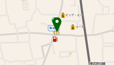 マクドナルド 東深井店の地図画像