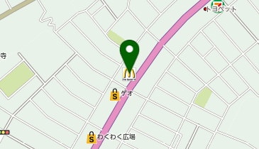 マクドナルド 16号袖ケ浦店の地図画像