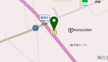 マクドナルド 16号島田台店の地図画像