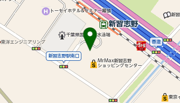 マクドナルド 新習志野ミスターマックス店の地図画像