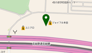 マクドナルド 千葉ニュータウンジョイフル本田店の地図画像