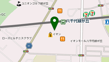 マクドナルド イオンモール八千代緑が丘店の地図画像