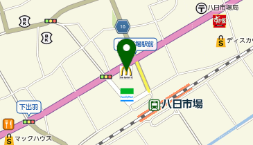 マクドナルド 126八日市場店の地図画像
