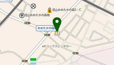 マクドナルド 流山おおたかの森店の地図画像