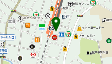 マクドナルド 松戸駅前店の地図画像