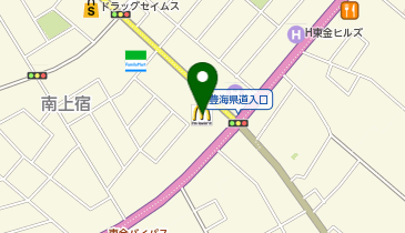 マクドナルド 126東金店の地図画像