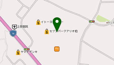 マクドナルド セブンパークアリオ柏店の地図画像