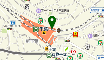 マクドナルド ペリエ千葉店の地図画像