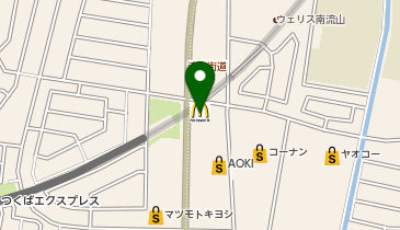 マクドナルド 流山街道木店の地図画像