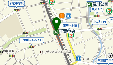 マクドナルド 千葉中央駅店の地図画像