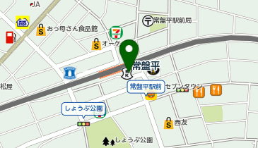 マクドナルド 常盤平駅店の地図画像