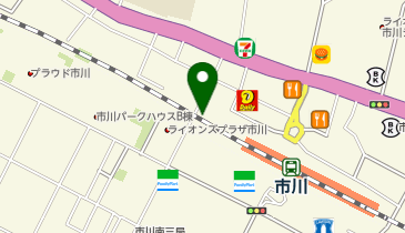 マクドナルド シャポー市川店の地図画像