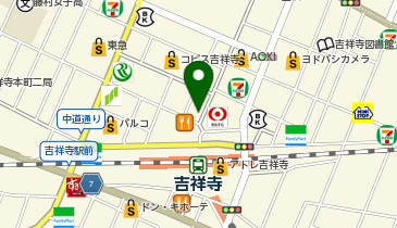 マクドナルド 吉祥寺店の地図画像