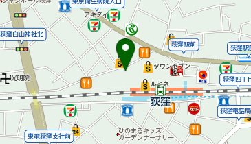 マクドナルド 荻窪西口店の地図画像